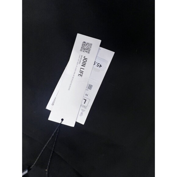 ZARA Crossover Surplice Neckline Strappy Mini Dress in Black Size L - Picture 8 of 10